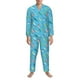 thumbnail image 3 of Balery Different Color Fishing Bait Pijama para Hombre de Dos Piezas con Manga Larga, Conjunto de Dormir y Descanso Suave con Bolsillos-Medium, 3 of 7