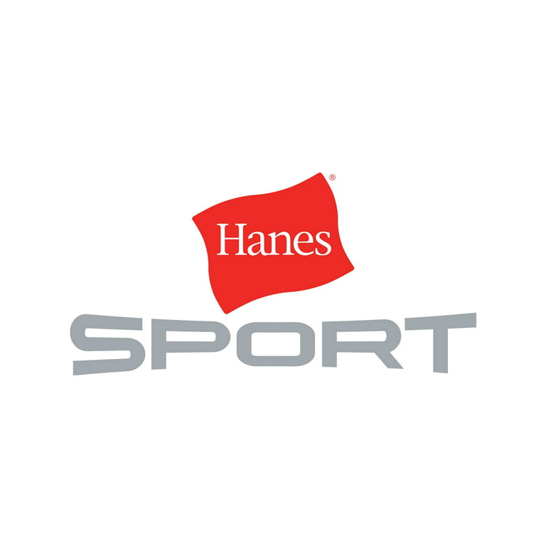 Hanes Sport Seamless Women's Racerback Sports Bra, Moisture-Wicking Razzle  Pink L