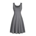 thumbnail image 1 of Nouvelle Robe en Coton à Col en U pour Femmes, Jupe-Culotte Tridimensionnelle, 1 of 2