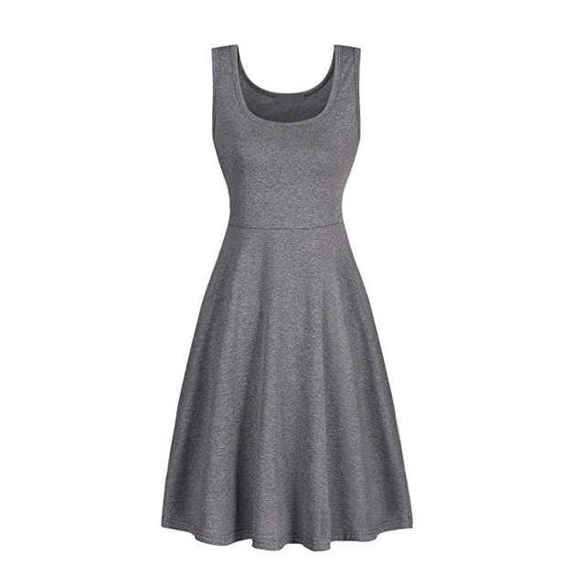 Nouvelle Robe en Coton à Col en U pour Femmes, Jupe-Culotte Tridimensionnelle