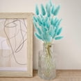 thumbnail image 3 of Paquete de 50 flores secas para una decoración duradera, perfectas para bodas, cumpleaños y decoración del hogar, con luz natural, color azul Tiffany, 3 of 5
