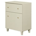 thumbnail image 2 of Sideboard with Drawer and Door for Living Room Kitchen, Beige Side Organizer Floor Cabinet with Adjustable Shelf, 32.4" H, 1 Pack, 2 of 7