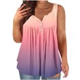 thumbnail image 2 of WRKEKC Tank Top for Womens, Summer Tank Tops for Womens, Women's Summer Solid Sleeveless Flared Trendy Casual Blouse Button Shirt Tank Tops, 2 of 6