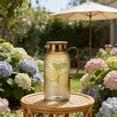 thumbnail image 6 of Ke1Clo Premium Acrylic Pitcher, PC High-Temperature-Proof Beverage Jug with Wooden Lid Strainer, 1L Diamond-Patterned Water Tea Juice Jug for Iced Drinks Fruit Infusions, 6 of 6