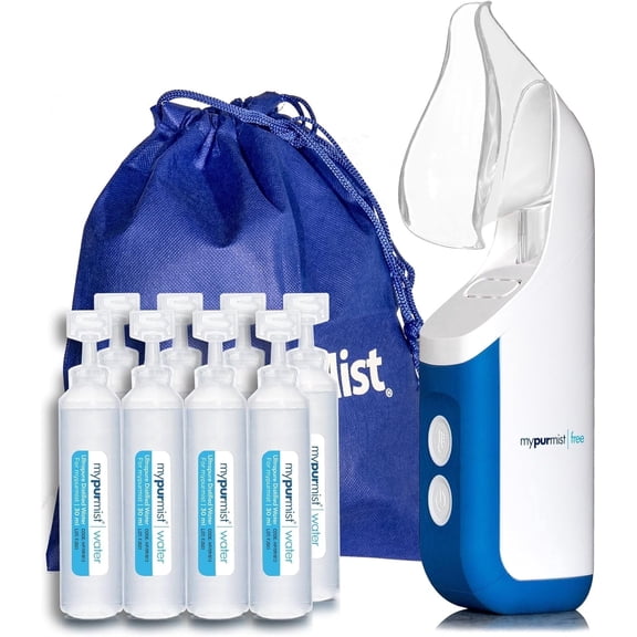Mypurmist Free Ultrapure Handheld Personal Steam Inhaler (Cordless), Vaporizer and Humidifier