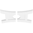 thumbnail image 2 of 26"W x 17 3/8"H x 5"ID x 5 1/2"C x 1"P Haven Architectural Grade PVC Contemporary Ceiling Medallion, Two Piece, 2 of 11