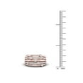 thumbnail image 5 of 1/4Ct TDW Diamond 10K Rose Gold 5 Row Diamond Ring (I-J, I2), 5 of 5