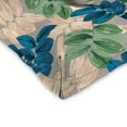 thumbnail image 3 of Jordan Manufacturing 19" x 19" Foliage Pebble Gray Leaves Square Tufted Contoured Outdoor Wicker Seat Cushion (2 Pack), 3 of 10