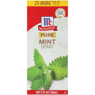 McCormick Non-GMO Pure Mint Extract, 2 fl oz Box