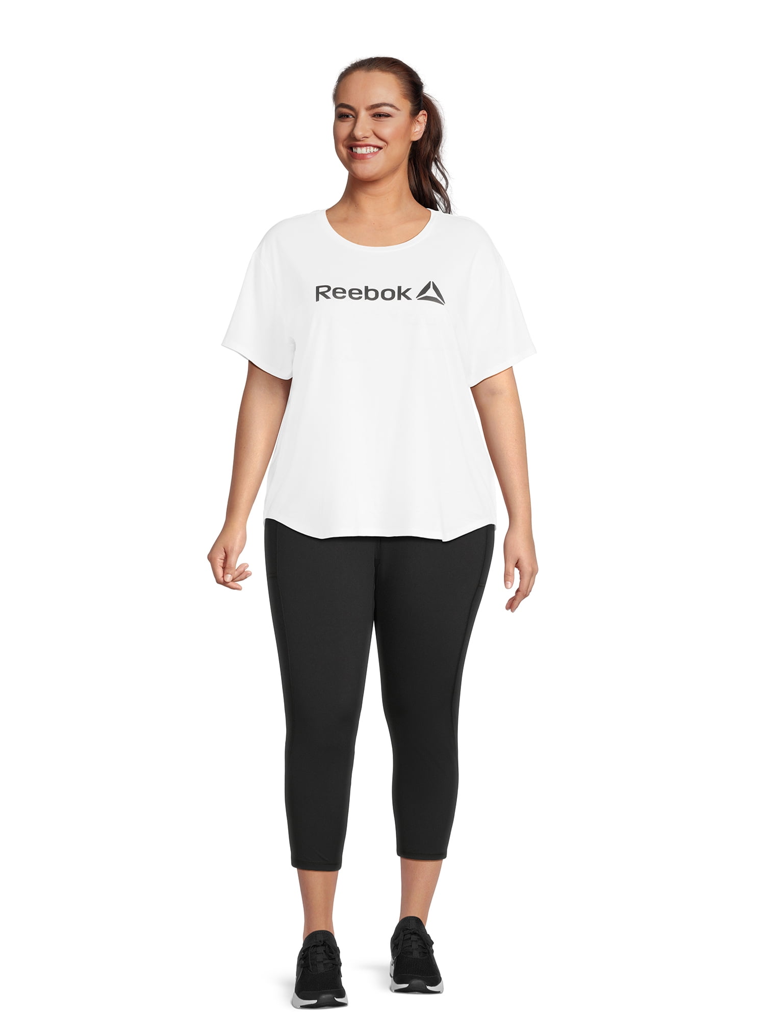 Reebok Women’s and Women's Plus Identity Short Sleeve Graphic T-Shirt, Sizes XS-4X