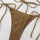 thumbnail image 3 of Greeniant Conjunto de Bikinis sexy Traje de baño lindo Traje de baño amigable con la piel Conveniente Push-Up Traje de baño para mujer Ropa de playa Traje de baño Color café S Greeniant OD031957-01, 3 of 6