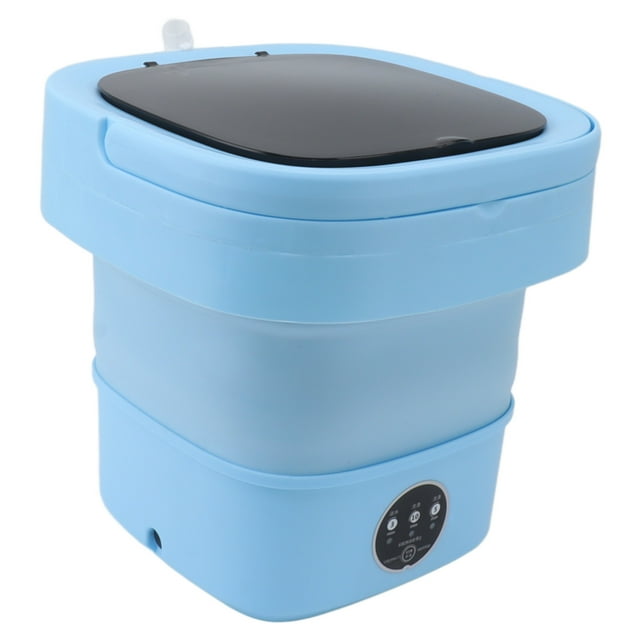6L Máquina De Lavar Pequeña Plegable, Mini Máquina De Lavar Compacta De Dos Cubetas Para Camping, Apartamento, Autocaravana
