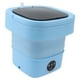 thumbnail image 5 of Lavadora plegable pequeña TPE y PP 100-240 V Deshidratador incorporado Mini lavadora de cubo portátil de 6 L para calcetines de ropa interior Azul Enchufe de EE. UU., 5 of 14