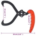 thumbnail image 3 of Pinzas para troncos VidaXL de acero al carbono, 4 unidades con mango de PVC, 3 of 7