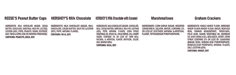 ASSORTMENTS: HERSHEY MILK CHOCOLATE, HERSHEY FILLED BARS, REESE PEANUT  BUTTER CUPS