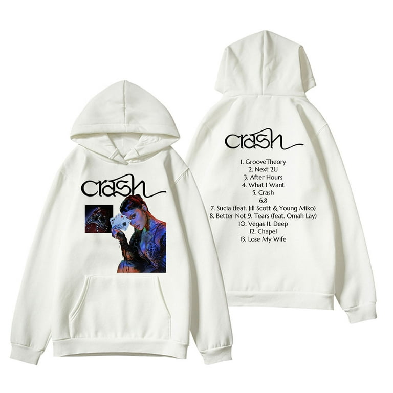 Kehlani Merch Crash 2024 Album Hoodie Unisex Tour Fashion Casual Long Sleeve Sweatshirt