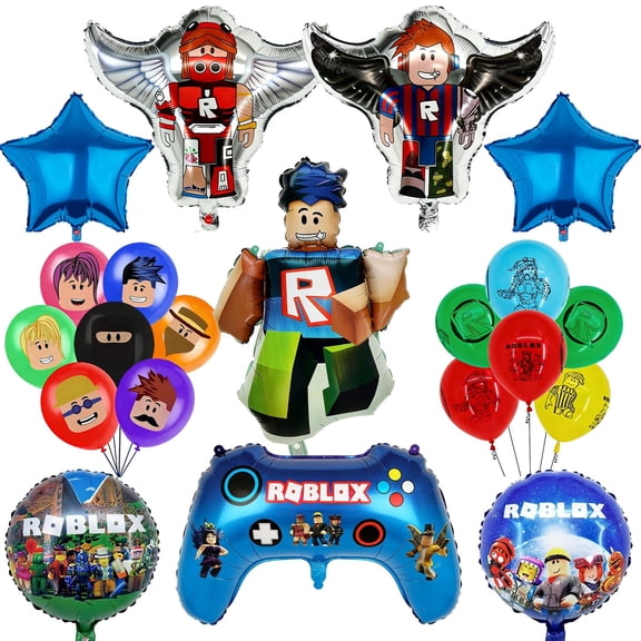 Roblox Birthday Party Balloons Foil,Roblox Balloons,21PCS