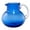 Cobalt, variant on Artland Iris 90 Oz Handblown Glass Pitcher - Bubble Shape, Lead-Free - Versatile Drink Dispenser for Water, Juice, Cocktails - Enhanced Kitchen Decor, Dishwasher Safe (Amber)