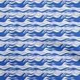 thumbnail image 1 of oneOone Polyester Spandex Dark Blue Fabric Asian Wave Craft Projects Decor Fabric Printed By The Yard 56 Inch Wide, 1 of 4