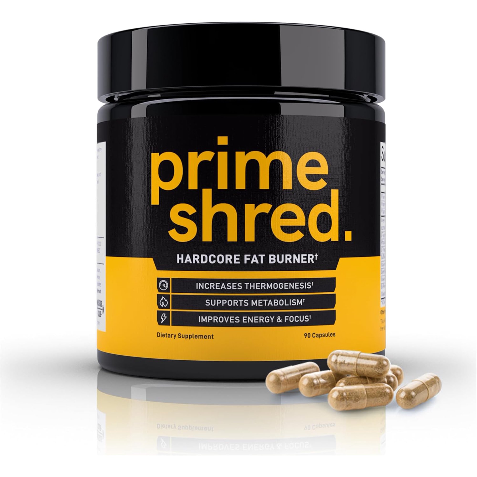 PrimeShred Fat Burner for Men, 90 Caps