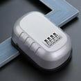 thumbnail image 4 of Security Box 4 Digit Zinc Alloy Wall Mounted for Outside Spare case Waterproof Key Storage Box Hide Keys Box Keys Holder, 4 of 8