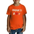 thumbnail image 4 of MEZZALL MAMA'S BOY Boy Shirt Baby Tee Soft Dailywear, Orange, 1-2 Years, 4 of 4
