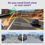 eRapta ERT11 Backup Camera, Rear View Reverse Camera for Car Truck Pickup SUV RV Van HD License Plate Front Rear Camera
