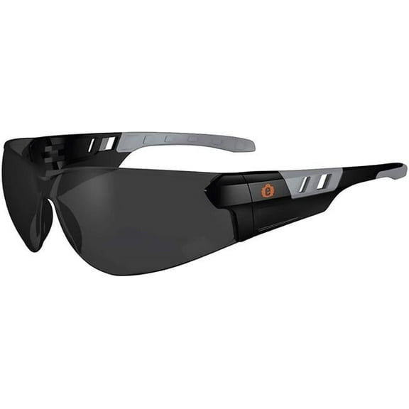 Ergodyne Skullerz SAGA Anti-Fog Safety Glasses Frameless Smoke Lens (59133)