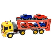 Maxx Action 1:16 Scale Long Hauler Play Vehicle Transport Truck with Realistic Lights and Sounds