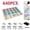 640PCS, variant on 900PCS Solder Seal Wire Connectors,Durable Heat Shrink Butt Wire Connector,Solder Stick Wire connectors for Motorcycle,Automotive,Marine