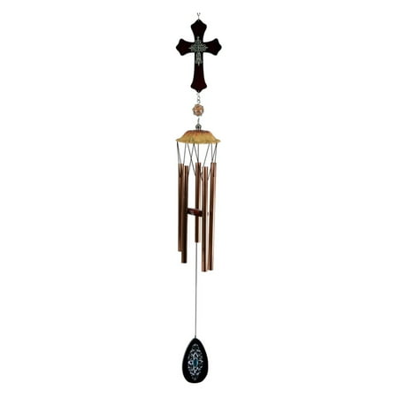 Great World Wooden Cross Wind Chime (Best Wind Chimes In The World)