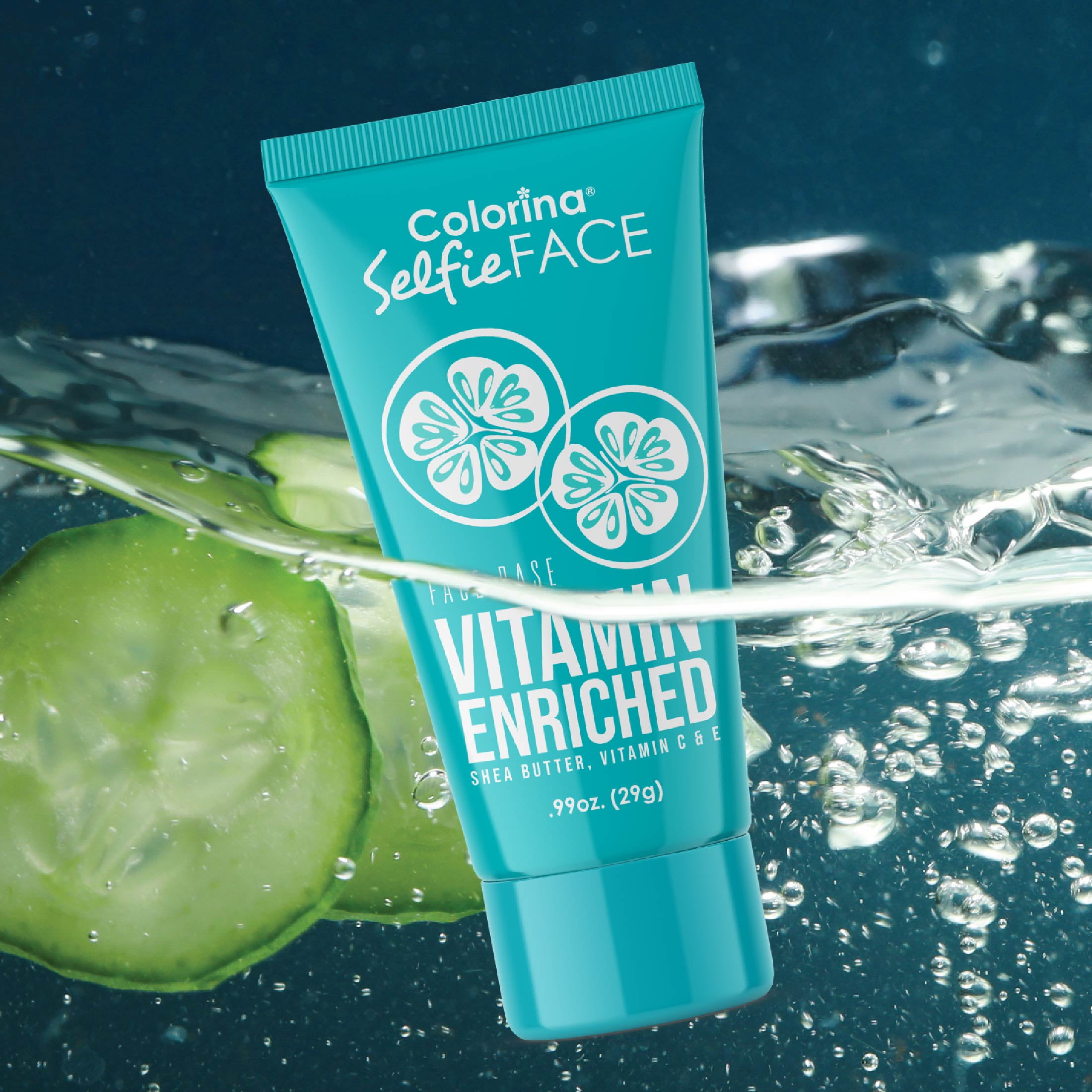Colorina Makeup Studio Selfie Face Collection Cucumber Vitamin Enriched Cucumber Primer 0.99 oz