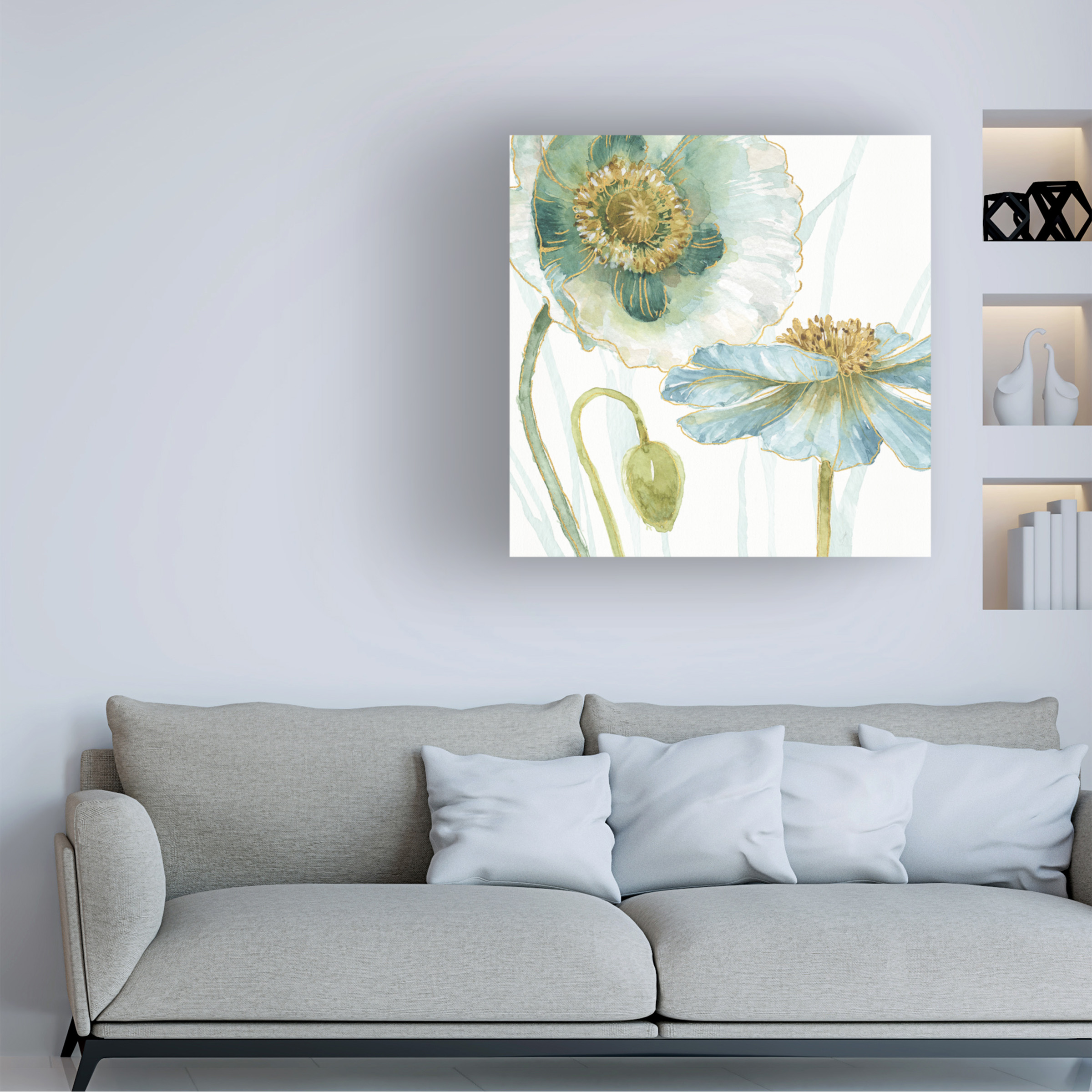 Trademark Fine Art "My Greenhouse Flowers V" Canvas Art by Lisa Audit