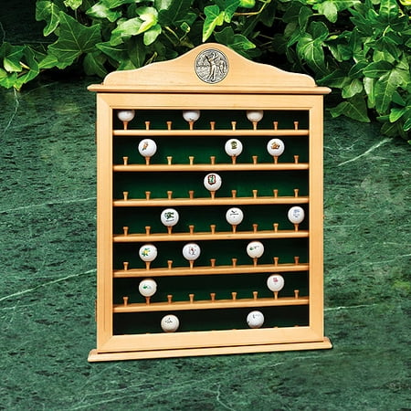 Golf Gifts and Gallery 63-Ball Golf Ball Cabinet with Door and Latch ...