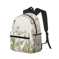 thumbnail image 2 of Vsdgher Herbs and Wildflowers Print Unisex Large Capacity Bookbag Schoolbag Casual Daypack for High School/College/Teens/Travel/Work, 2 of 8