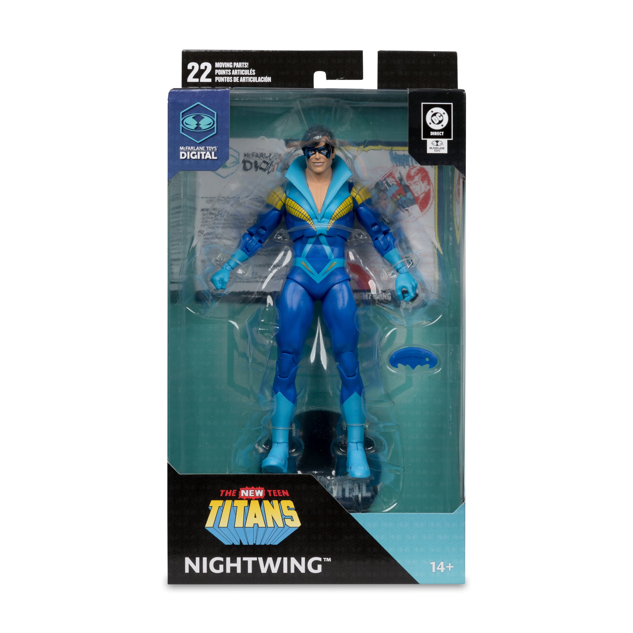 Nightwing (DC Direct: Teen Titans) 7" Action Figure w/ Digital Collectible - McFarlane Toys