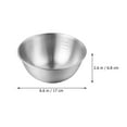 thumbnail image 2 of Nicehomfit Stainless Steel Nesting Mixing Bowls Set for Meal Prep and Beating, Kitchen Bowls 1 Set, 2 of 8