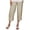A, variant on HXWCHs Plus Size Mom Jeans Women's Fashion Solid Color Elastic Flax Long Pants for Beach and Leisure Wear XXXXXXL Black