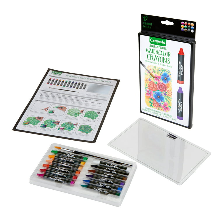 Crayola Watercolor Refill Set, 4 Assorted Colors/Tray, 12 Trays/Carton  (24326270)