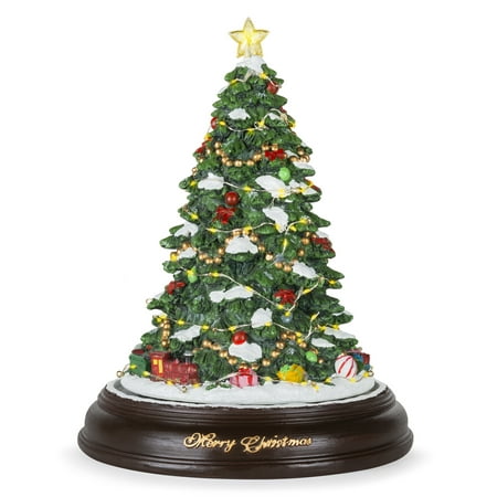 Best Choice Products Pre-Lit Tabletop Rotating Musical Christmas Tree Holiday Decoration with 9 Songs,