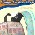 thumbnail image 5 of Pioneer Flower Floral Print Pattern 17" School Backpacks for Teens,Waterproof Oxford Fabric,S-Shape Padded Straps for School,Travel,Hiking,Camping, 5 of 5