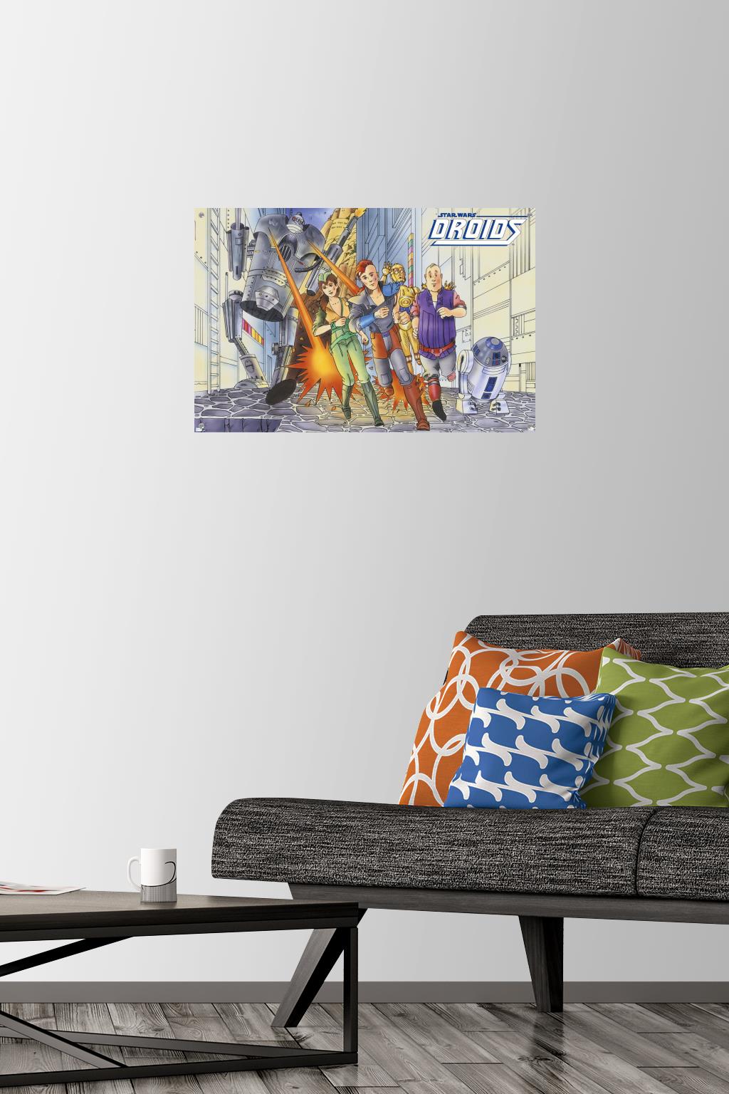 Star Wars: Droids - Action Wall Poster with Pushpins, 14.725" x 22.375"