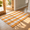 Orange, variant on MMGUQA Plaid Doormat Layered Door Mat for Front Porch Decor Hand Woven Washable Entryway Welcome Mat Spring Summer Plaid Rug for Farmhouse Patio