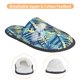 thumbnail image 3 of Fotbe Hawaiian Style Pantuflas Peludas para Mujer con Estampado, Zapatillas de Peluche, Zapatos de Invierno para Casa, Uso Interior y Exterior-Medium, 3 of 8
