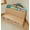 Natural Wood/Beige, variant on Corner Literacy Nook - Red