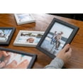 thumbnail image 3 of 16x22 Rustic Brown Real Wood Picture Frame Width 0.75 inches | Interior Frame Depth 0.5 inches |, 3 of 8