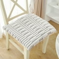thumbnail image 4 of Square Fur Sheepskin Chair Cover Seat Cushion Pad Super Soft Area Rugs for Living Bedroom Sofa, 4 of 7