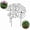 L, variant on 1pcs 10.8" Metal Plant Support Ring, Heavy-Duty Peony Cage, Grow-Through Garden Stake for Flowers Vegetables, Indoor Outdoor Decorative Plant Holder