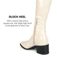 thumbnail image 4 of Journee Collection Womens Mariana Tru Comfort Foam Block Heel Over The Knee Boots, 4 of 7