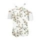 thumbnail image 5 of ICHUANYI Clearance Women Fashion Summer Sexy Printed Regular Starpless Mesh Short Sleeves V Neck Top(Green, XXL) ICHUANYI WER2023080812941, 5 of 5
